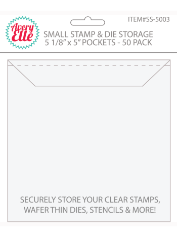 Avery Elle - Stamp & Die Storage Pockets - Small 50/stk.
